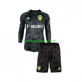 Koszulka Leeds United Bramkarska Dziecięcy Domowe Koszulki Piłkarskie 2022-2023 Długi Rękaw